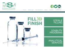 Tablet Screenshot of berkshiresterilemanufacturing.com